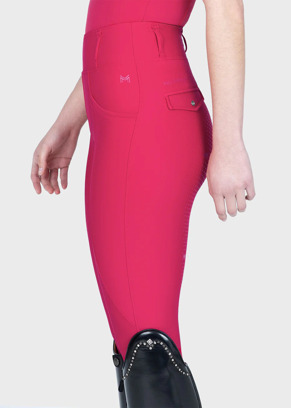Maximilian Pro Rijleggings (Cranberry)