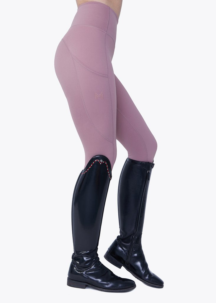 Maximilian Sculpt Riding Leggings - Rose Taupe - Horse Musthaves