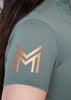 Maximilian Short Sleeve Base Layer - Dusty Green - Horse Musthaves