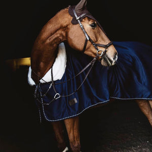 iE Luxe Fleece Deken - Navy