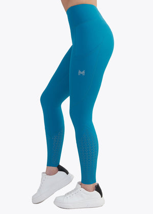 Maximilian Sculpt Riding Leggings - Hawaii Blue - Horse Musthaves