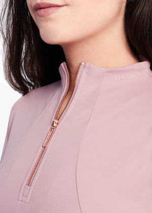 Maximilian Long Sleeve Base Layer - Rose Taupe - Horse Musthaves