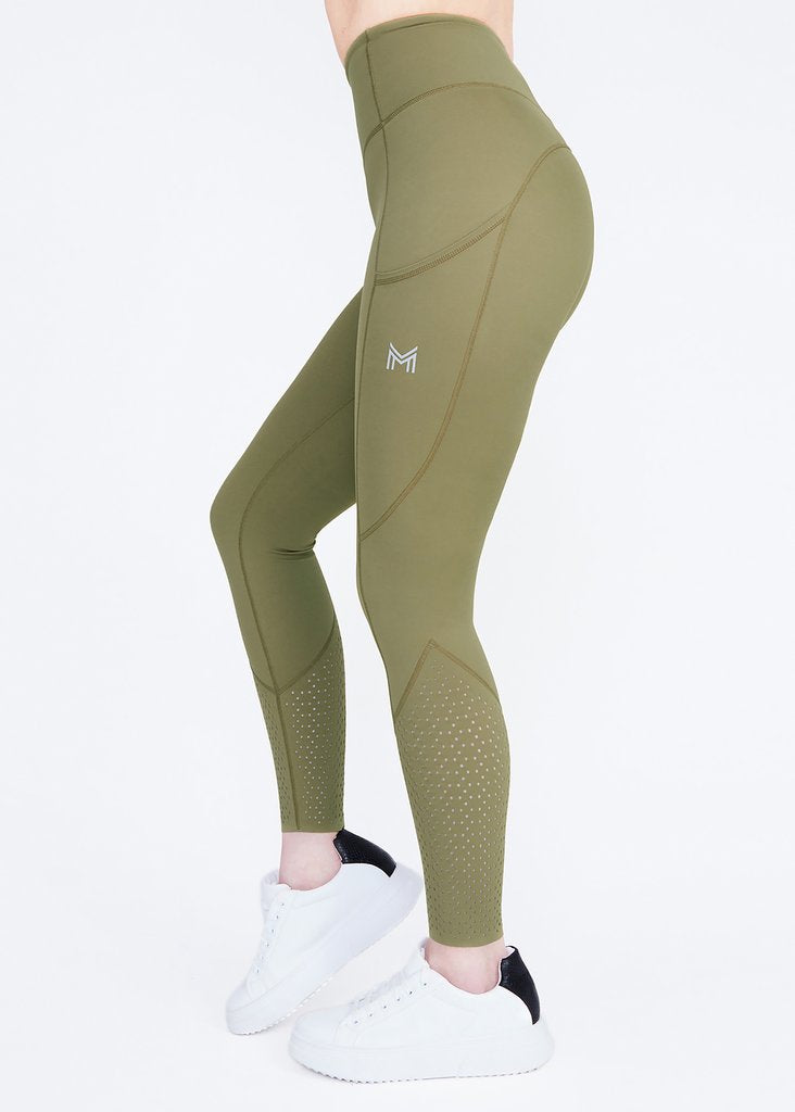 Maximilian Sculpt Riding Leggings - Olive - Horse Musthaves