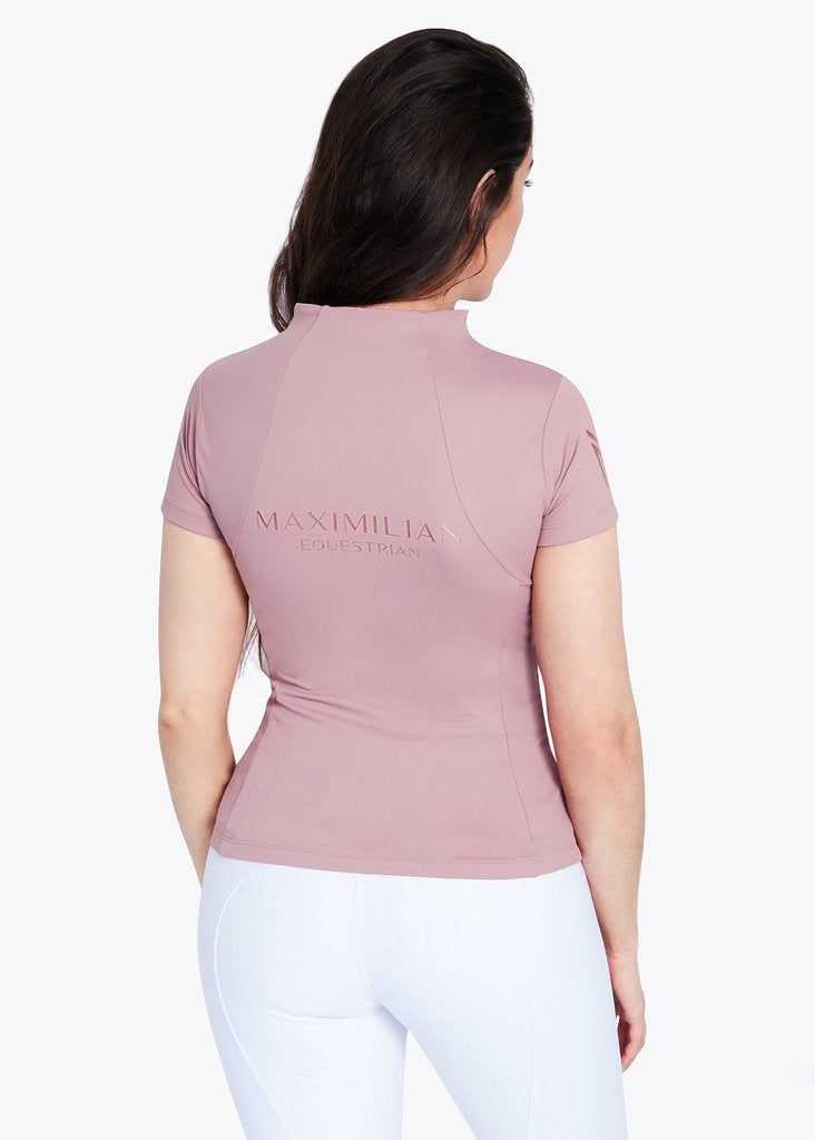 Maximilian Short Sleeve Base Layer - Rose Taupe - Horse Musthaves