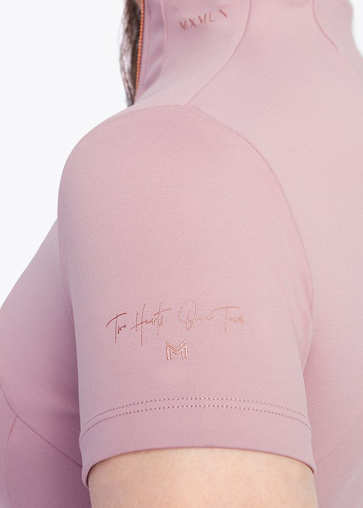 Maximilian Short Sleeve Base Layer - Rose Taupe - Horse Musthaves