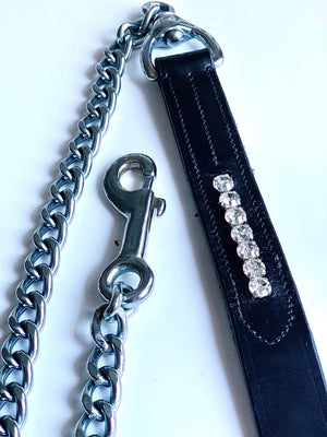 Crystal Crown Leadrope - Silver - Horse Musthaves