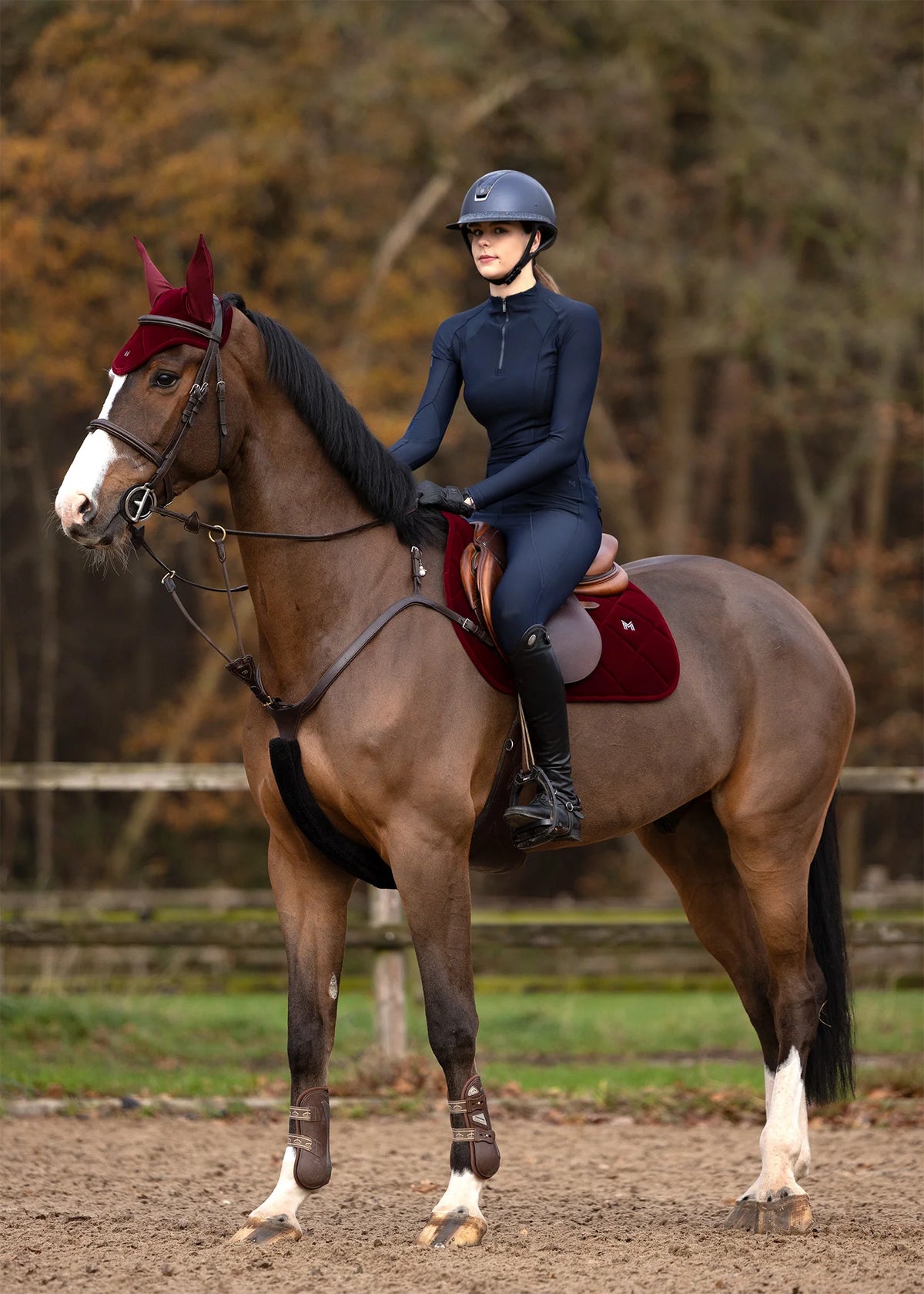 Maximilian Velvet Oornetje (Ruby)
