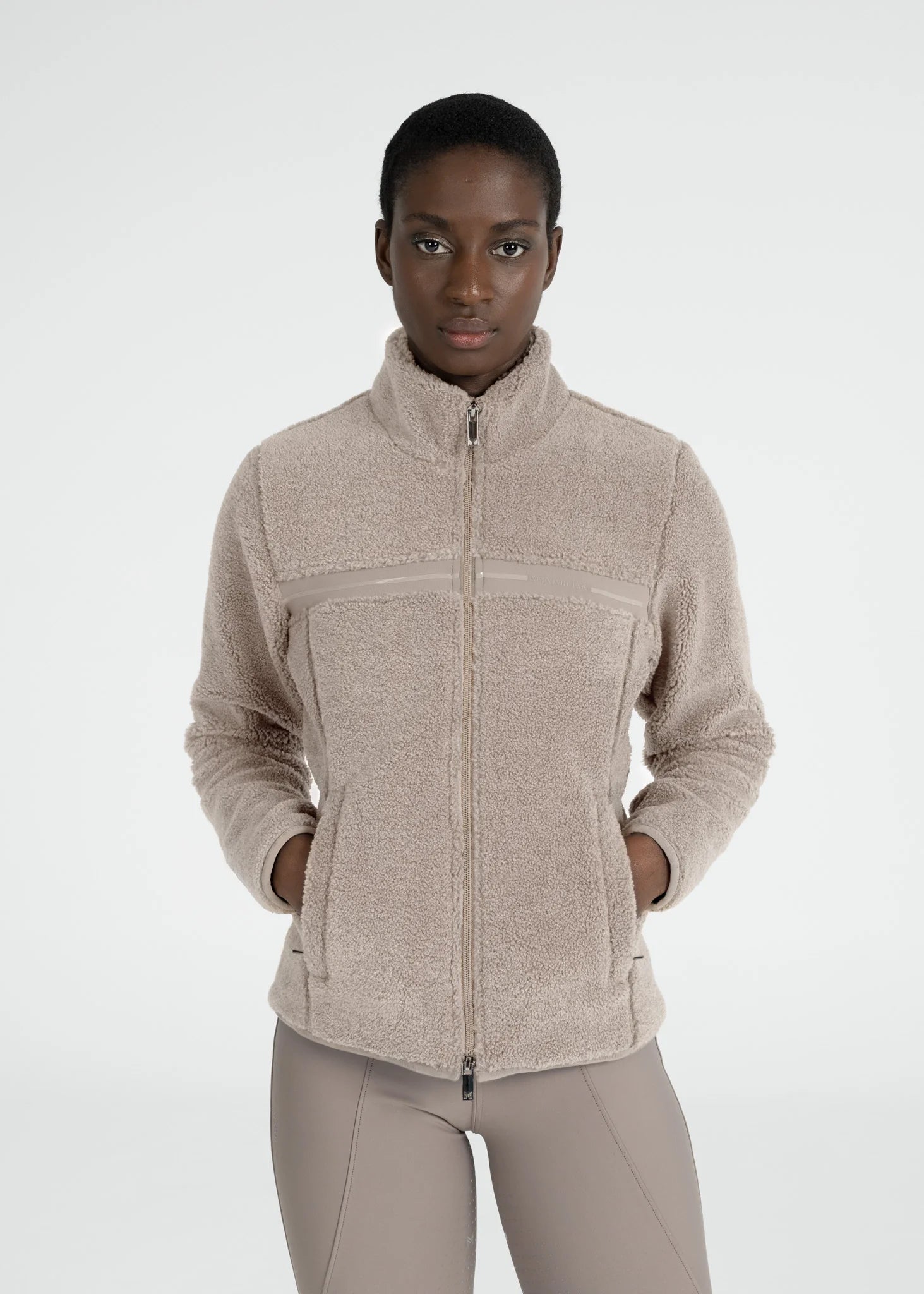 Maximilian Ciare Teddy Jacket (Sand)