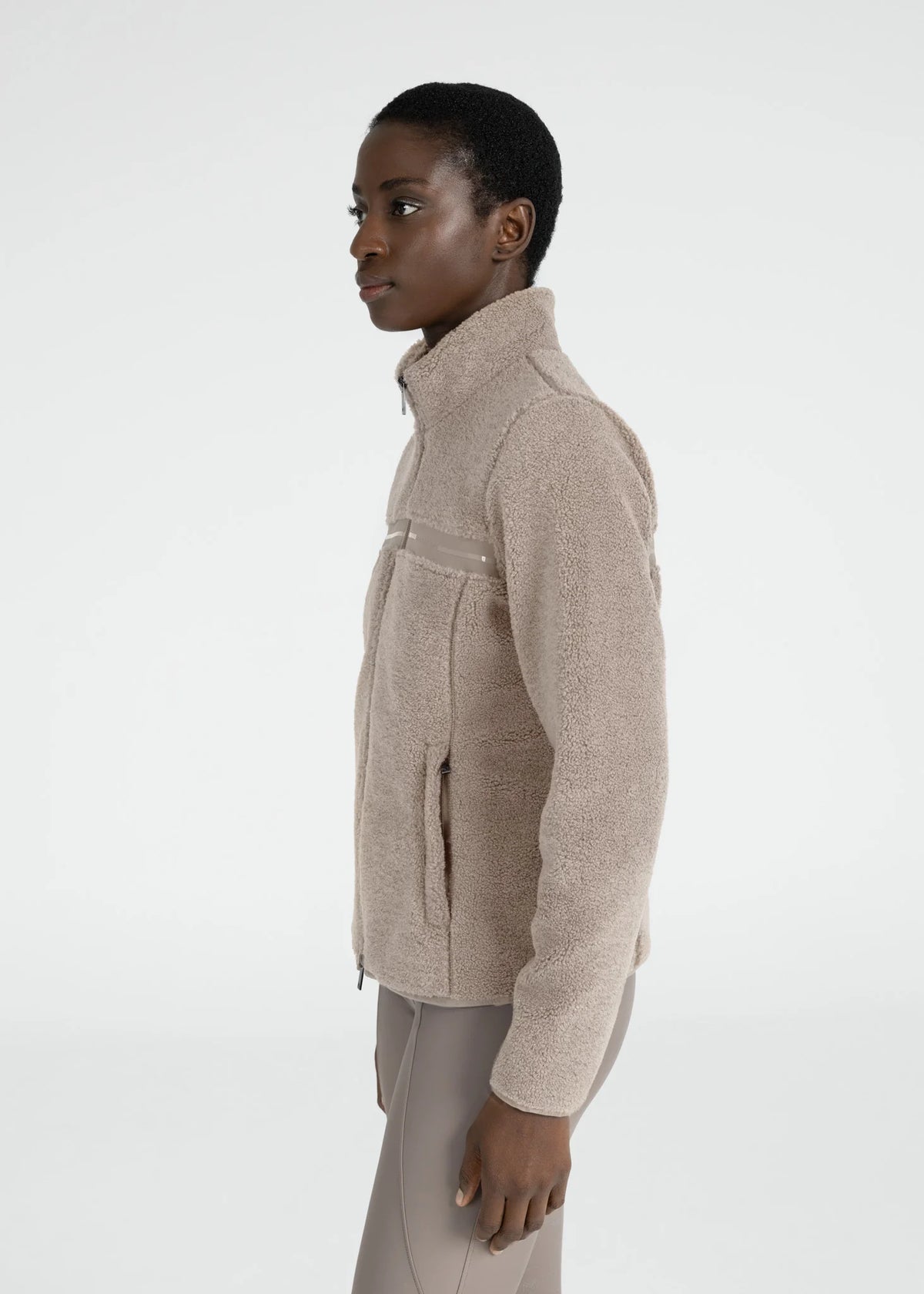 Maximilian Ciare Teddy Jacket (Sand)