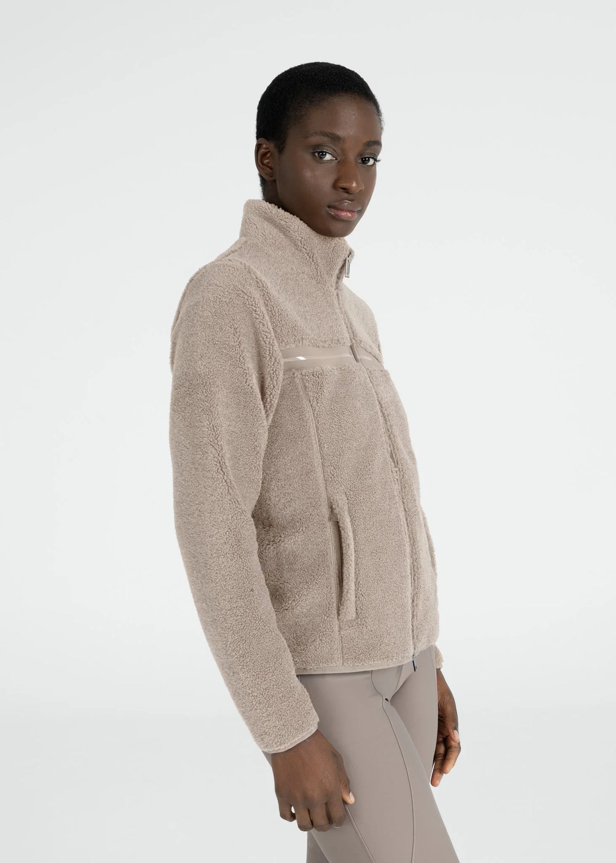 Maximilian Ciare Teddy Jacket (Sand)