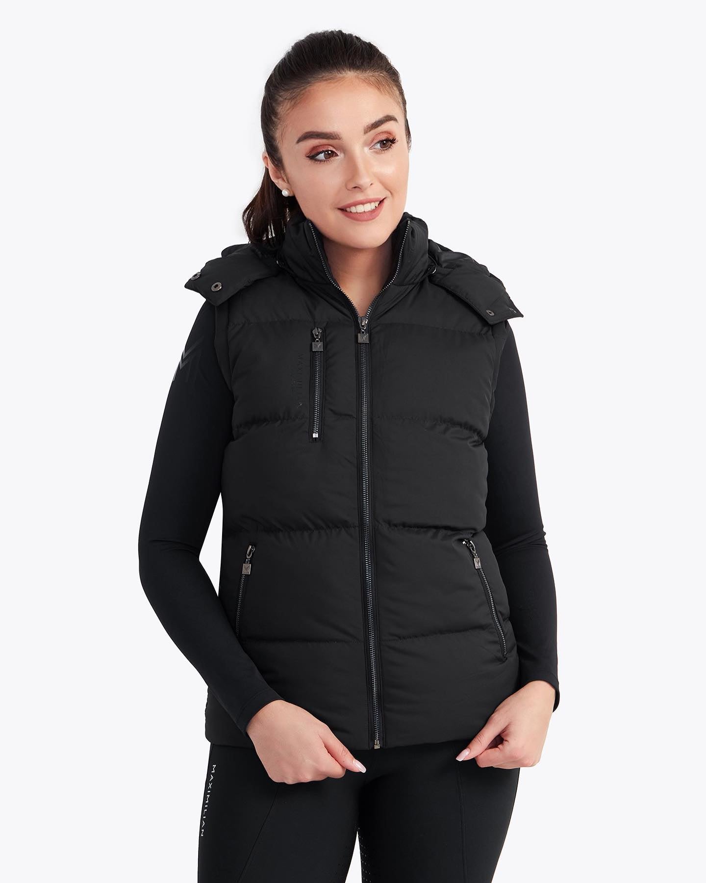 Maximilian 2-in-1 Puffer Jacket - Black - Horse Musthaves