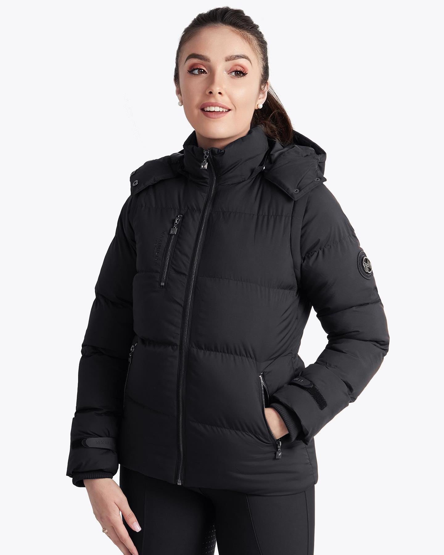 Maximilian 2-in-1 Puffer Jacket - Black - Horse Musthaves