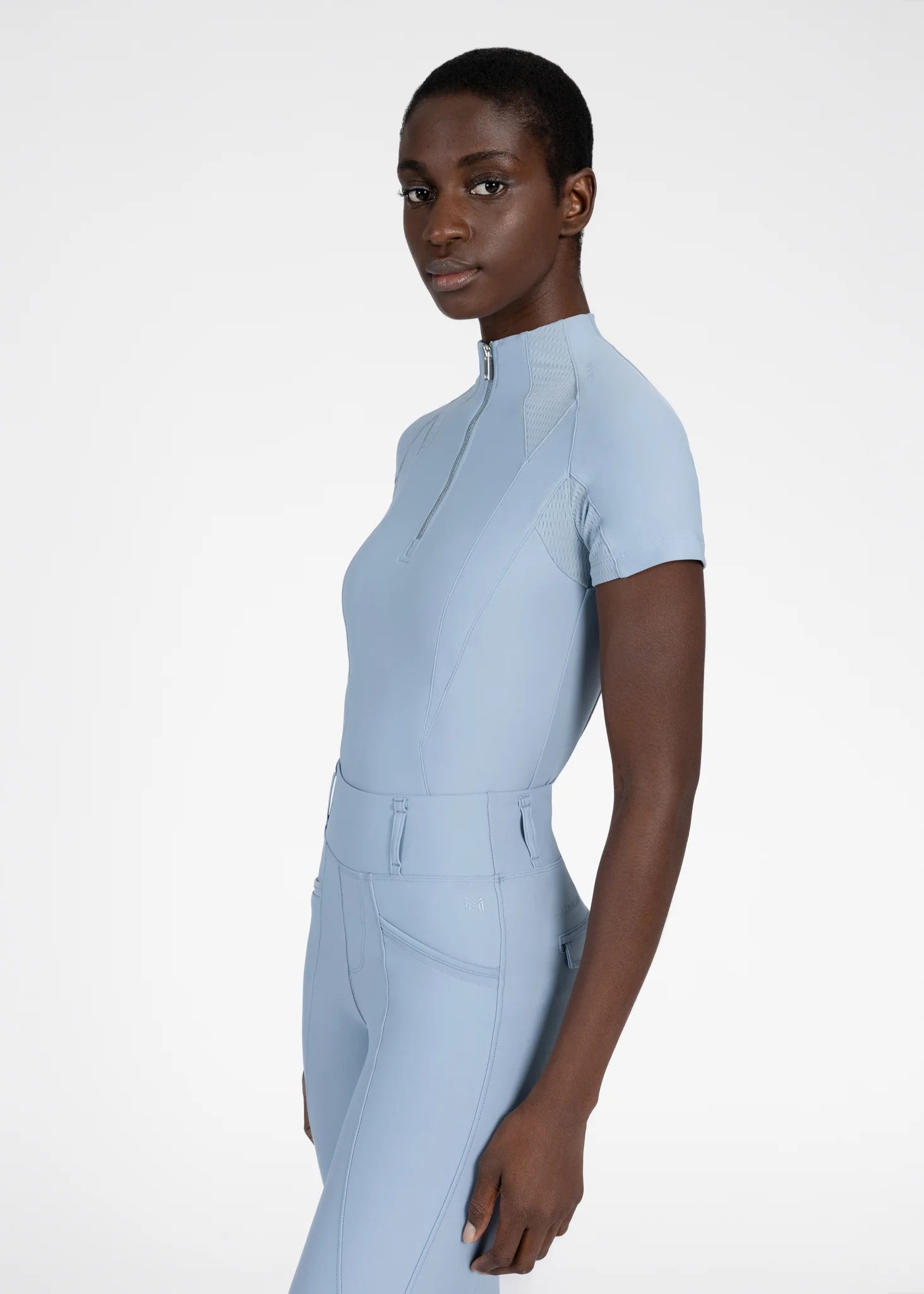 Maximilian Frame Short Sleeve Base Layer (Aqua)