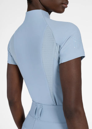 Maximilian Frame Short Sleeve Base Layer (Aqua)