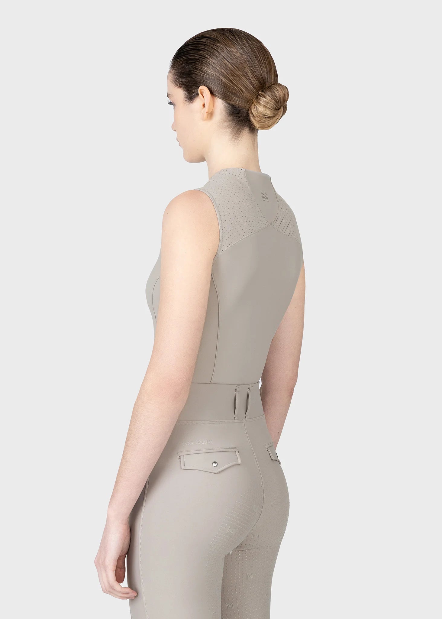 Maximilian Origin Sleeveless Base Layer (Soft Taupe)