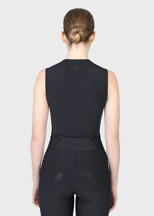 Maximilian Origin Sleeveless Base Layer (Zwart)