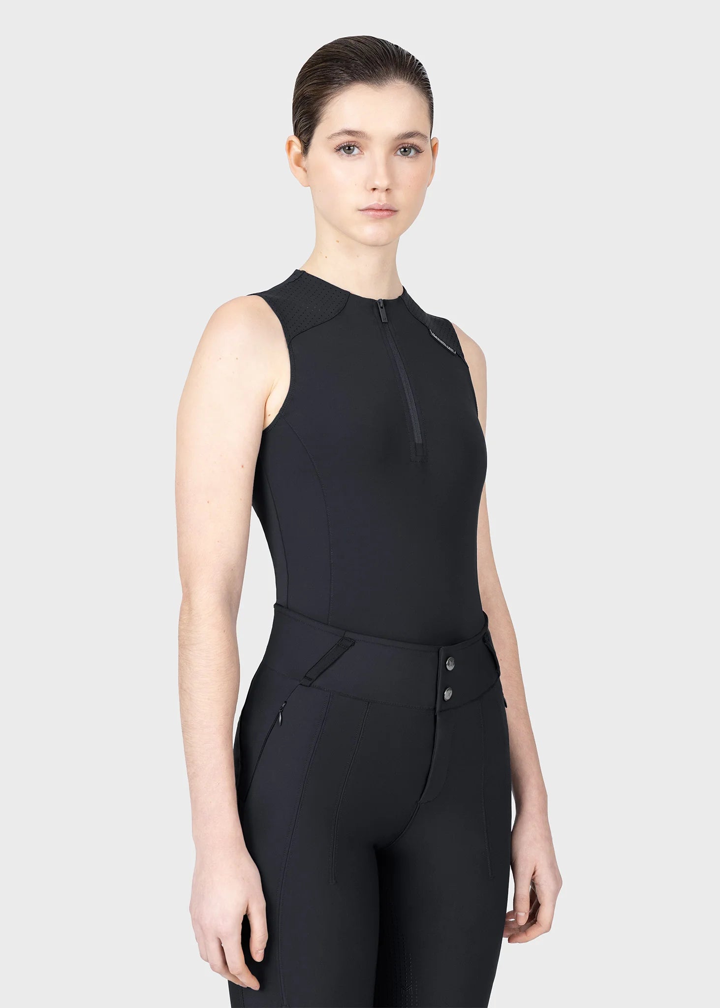 Maximilian Origin Sleeveless Base Layer (Zwart)
