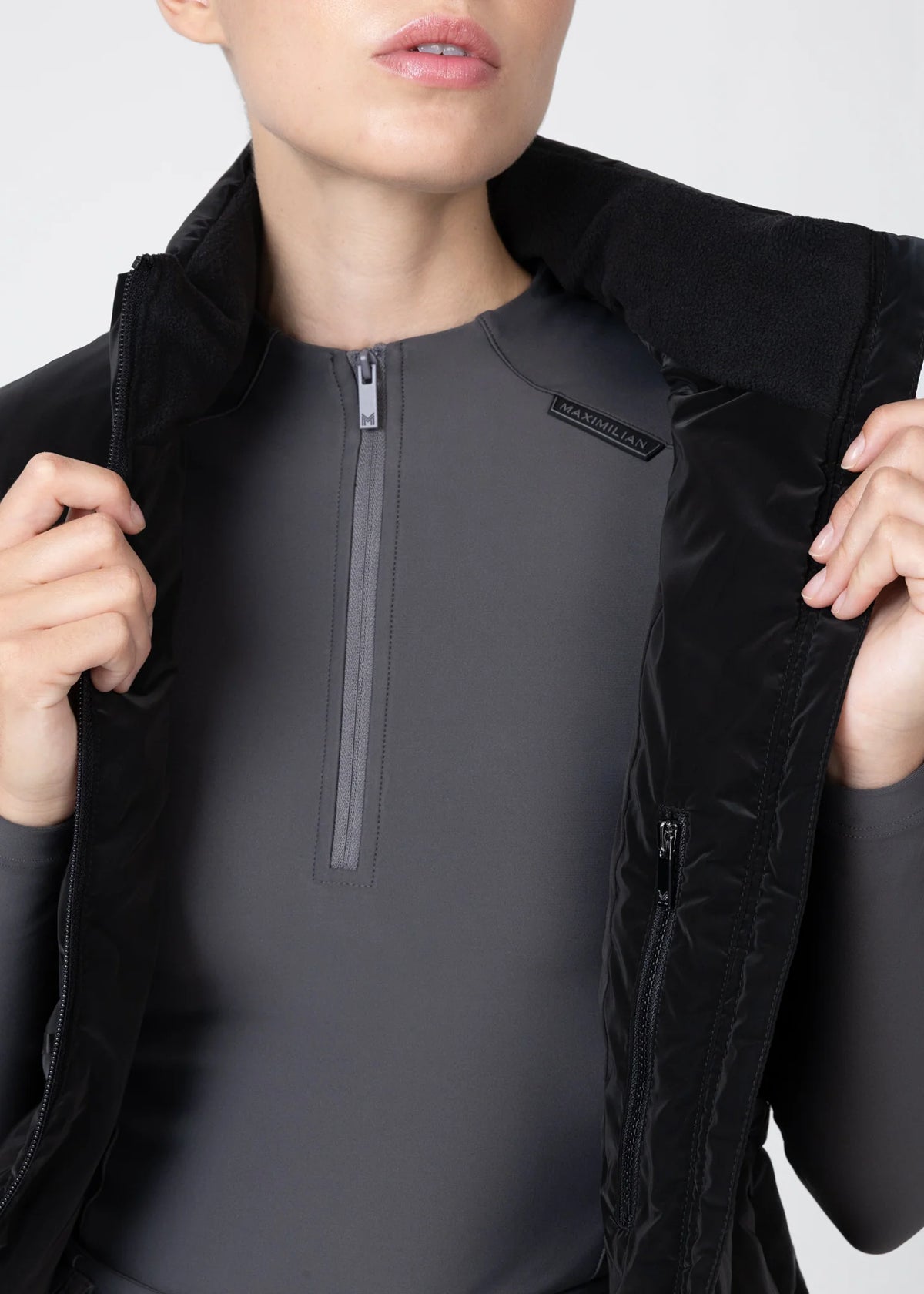 Maximilian Astro Puffer Vest (Zwart)