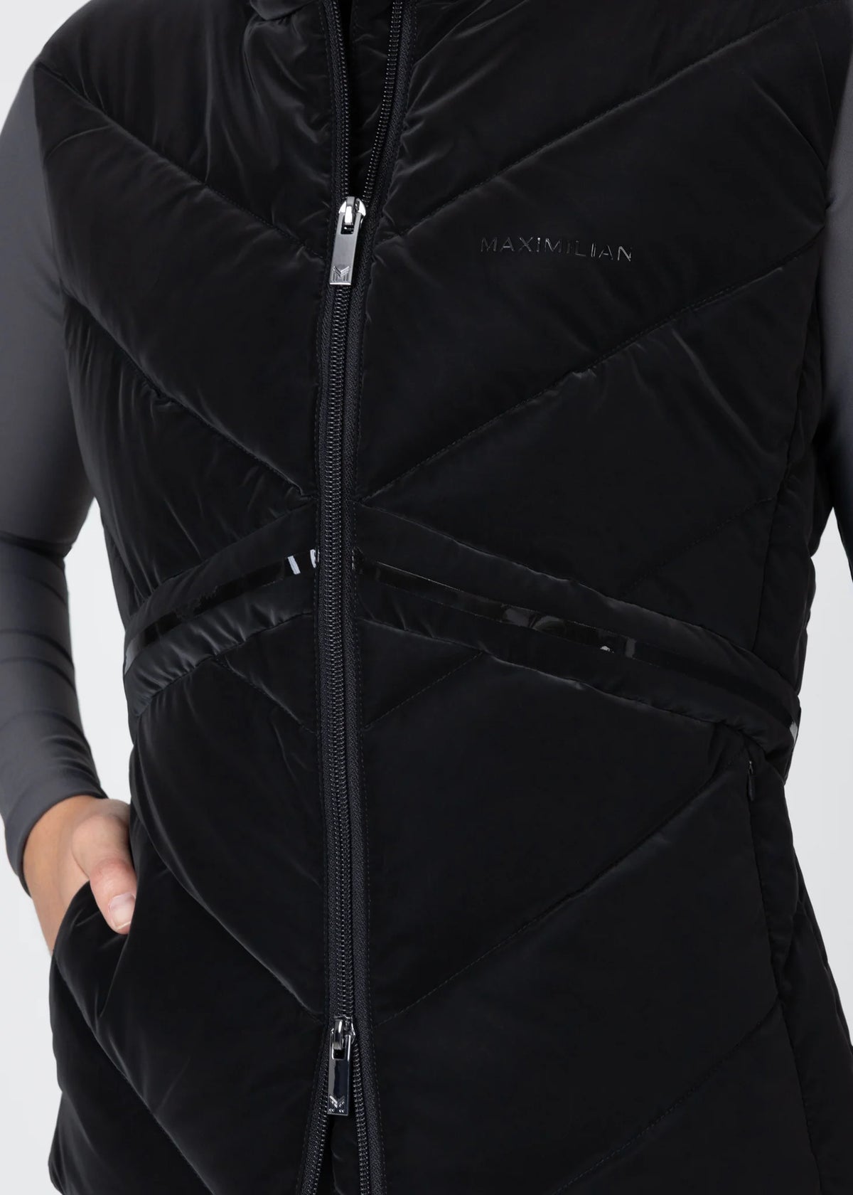 Maximilian Astro Puffer Vest (Zwart)