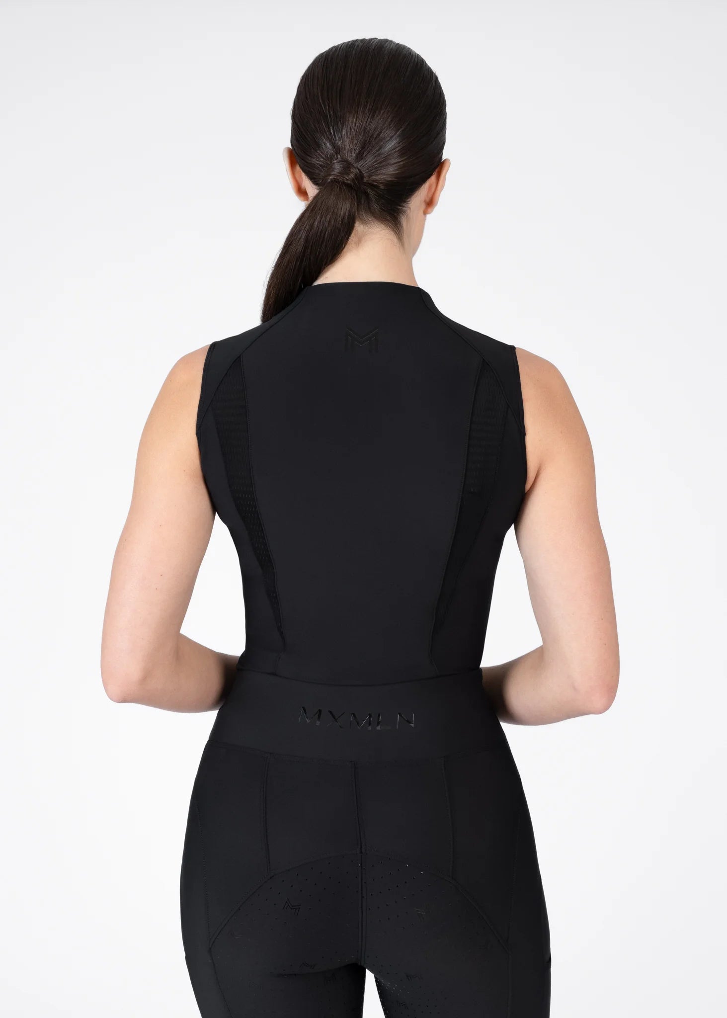 Maximilian Frame Sleeveless Base Layer (Zwart)