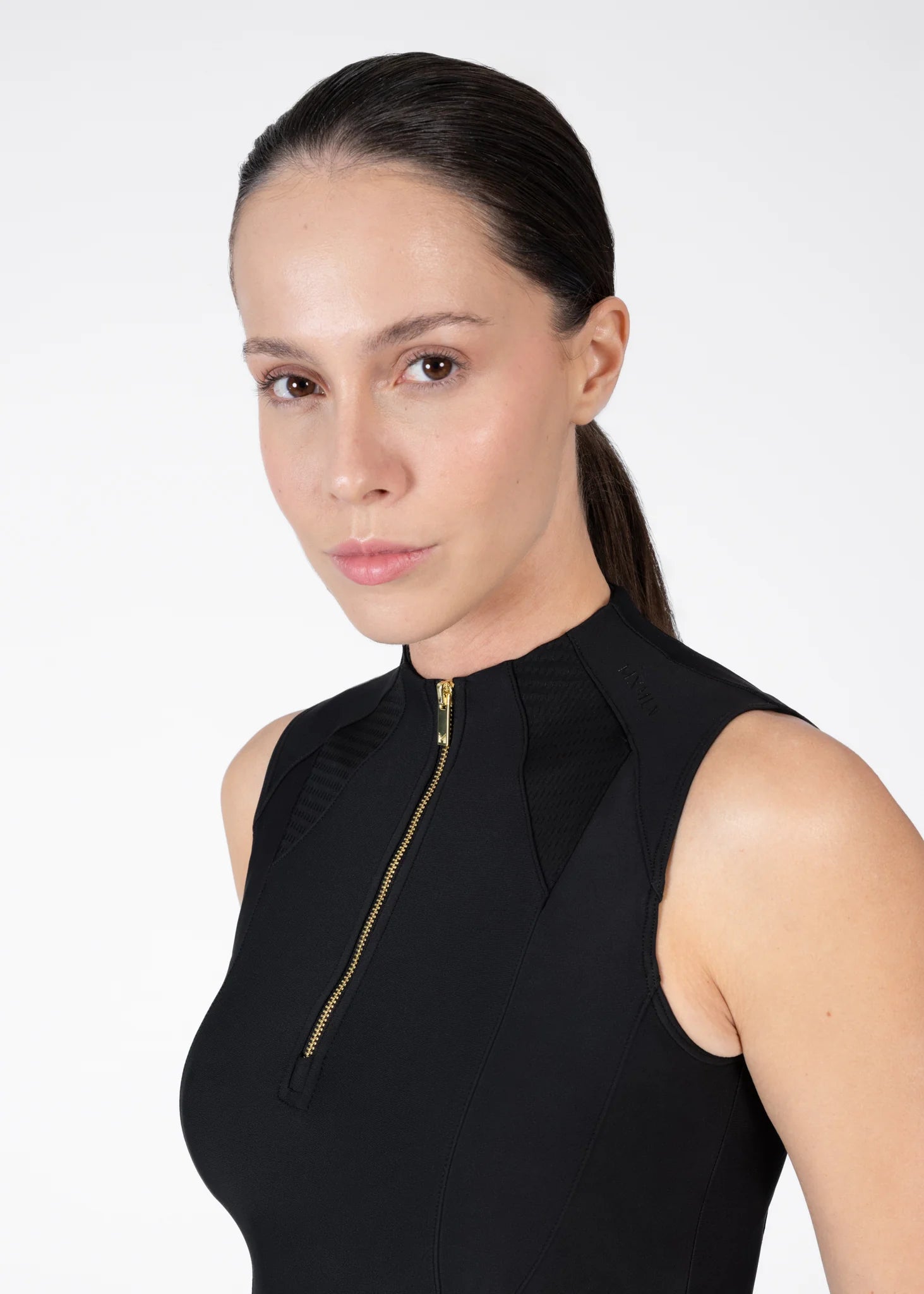 Maximilian Frame Sleeveless Base Layer (Zwart)