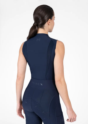 Maximilian Frame Sleeveless Base Layer (Navy)