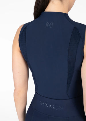 Maximilian Frame Sleeveless Base Layer (Navy)