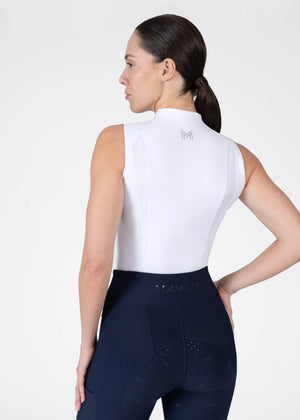 Maximilian Frame Sleeveless Base Layer (Wit)