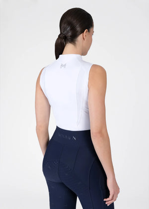 Maximilian Frame Sleeveless Base Layer (Wit)