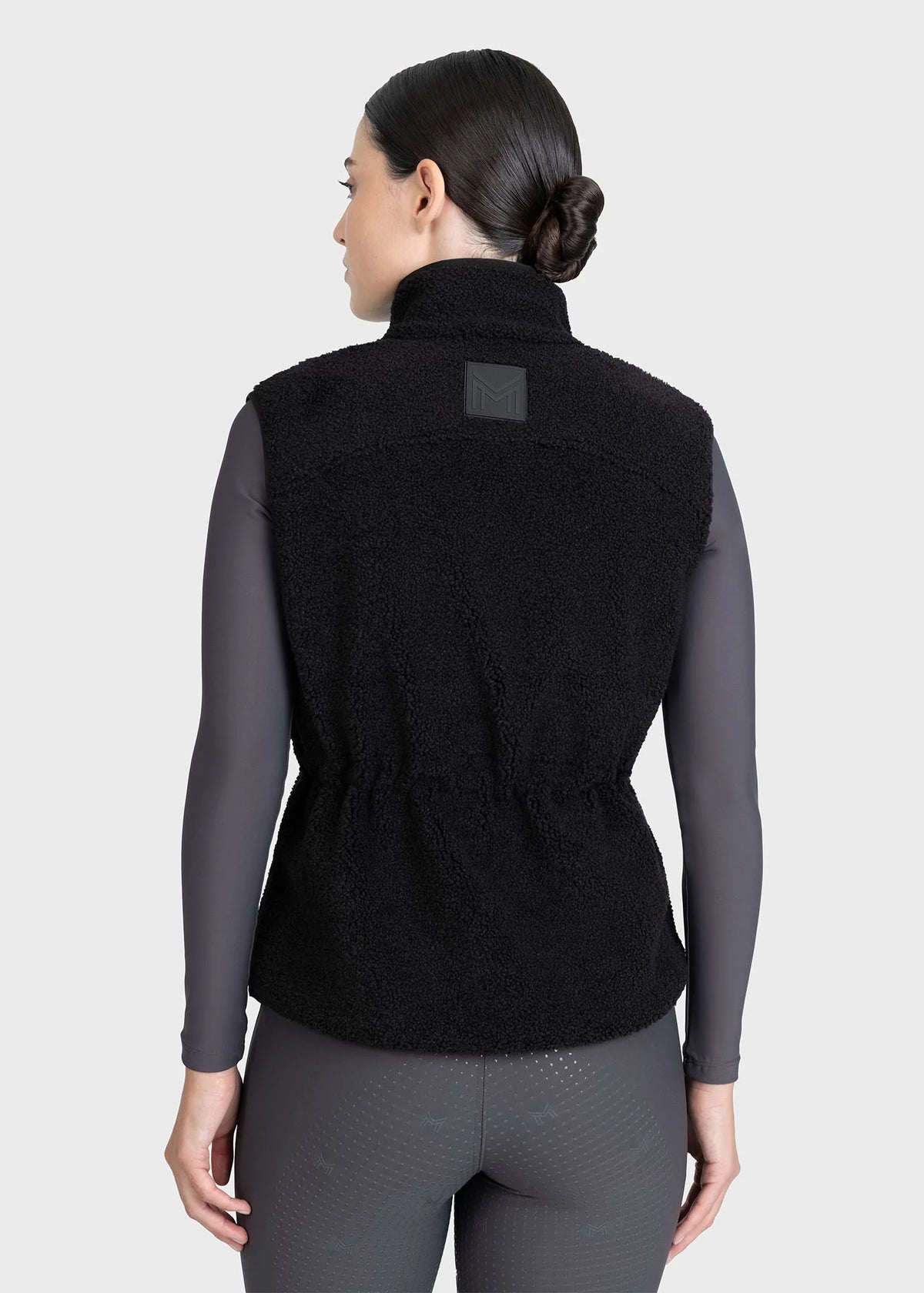 Maximilian Sherpa Teddy Vest (Zwart)