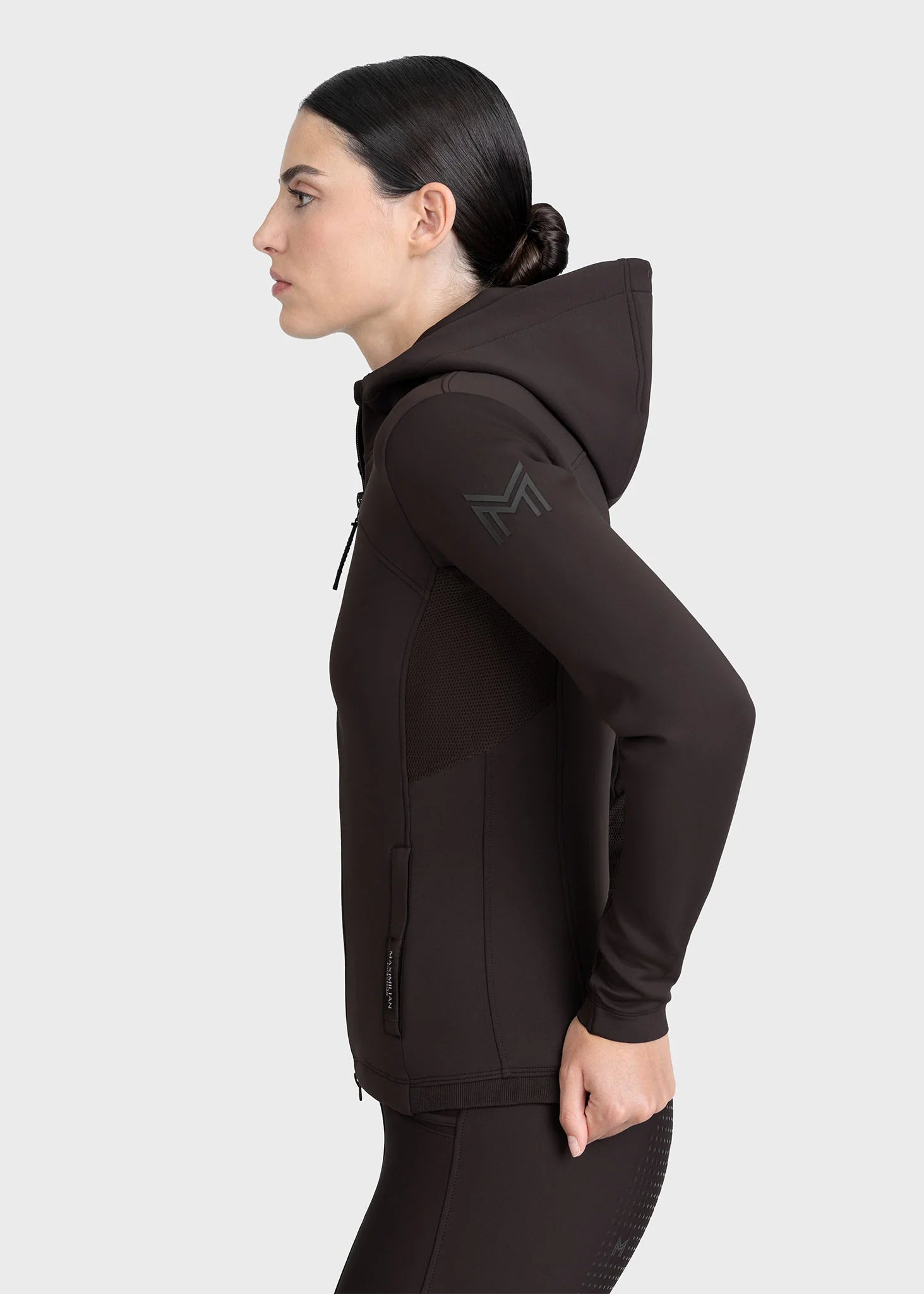 Maximilian Wolt Zip Hoodie (Espresso)