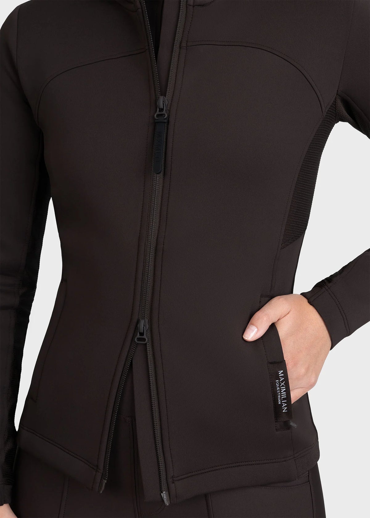 Maximilian Wolt Zip Hoodie (Espresso)