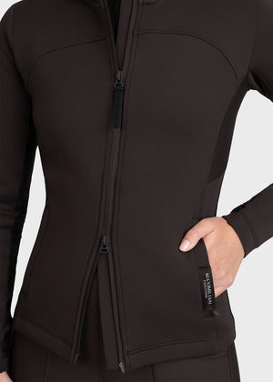 Maximilian Wolt Zip Hoodie (Espresso)
