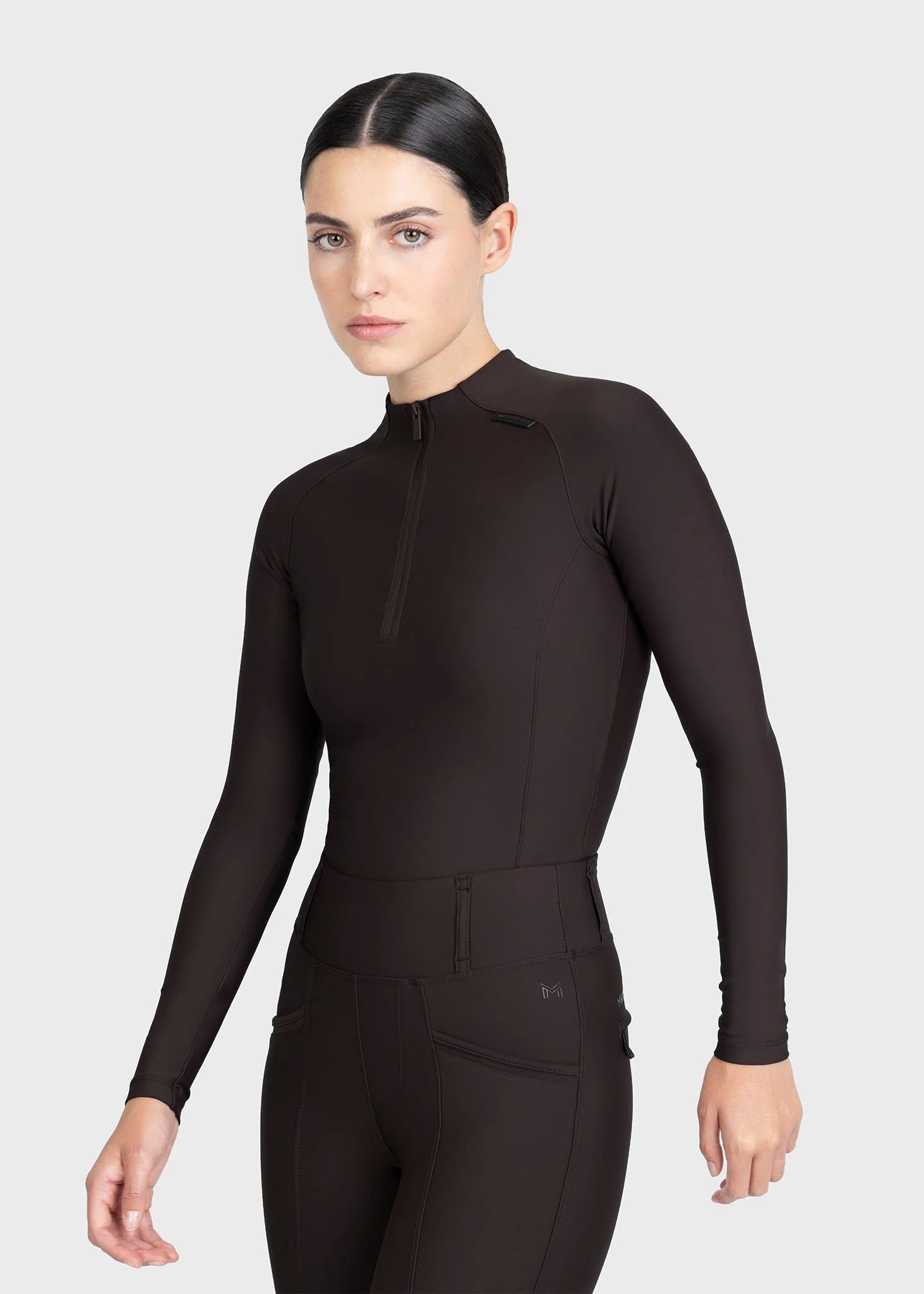 Maximilian Origin Long Sleeve Base Layer (Espresso)