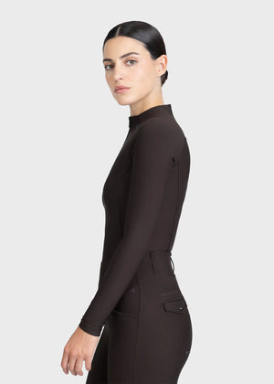 Maximilian Origin Long Sleeve Base Layer (Espresso)