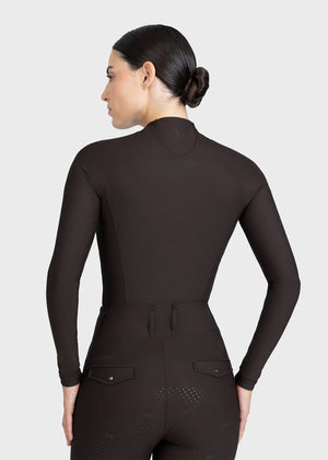 Maximilian Origin Long Sleeve Base Layer (Espresso)