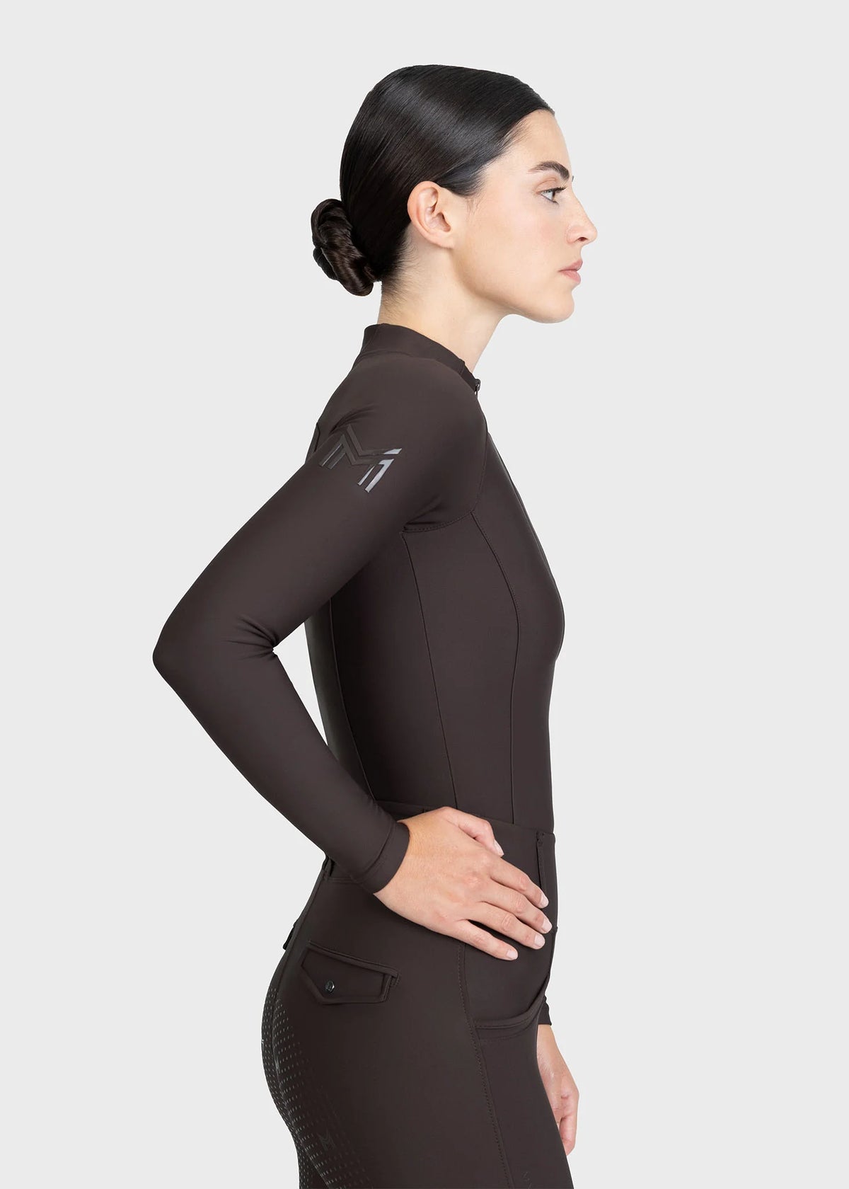 Maximilian Origin Long Sleeve Base Layer (Espresso)