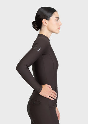 Maximilian Origin Long Sleeve Base Layer (Espresso)