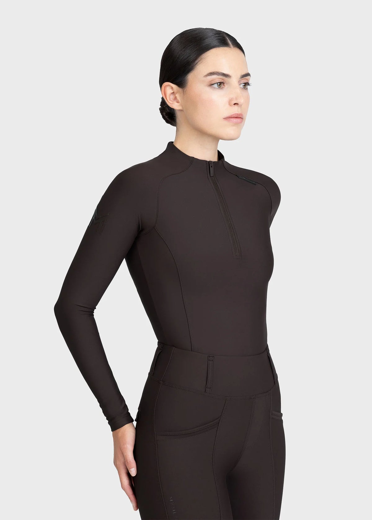 Maximilian Origin Long Sleeve Base Layer (Espresso)