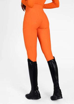Maximilian Outline Rijleggings (Tangerine)