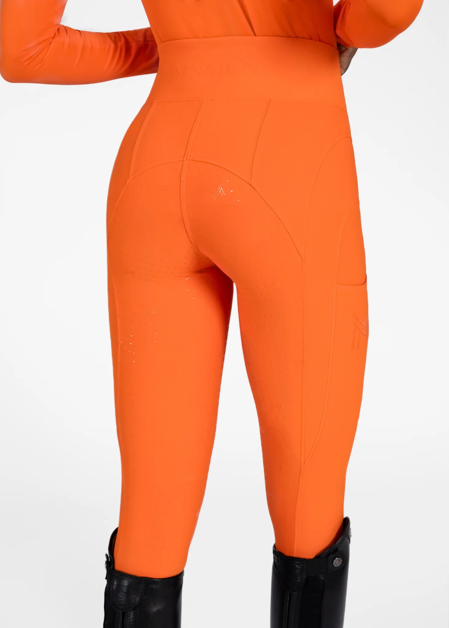 Maximilian Outline Rijleggings (Tangerine)