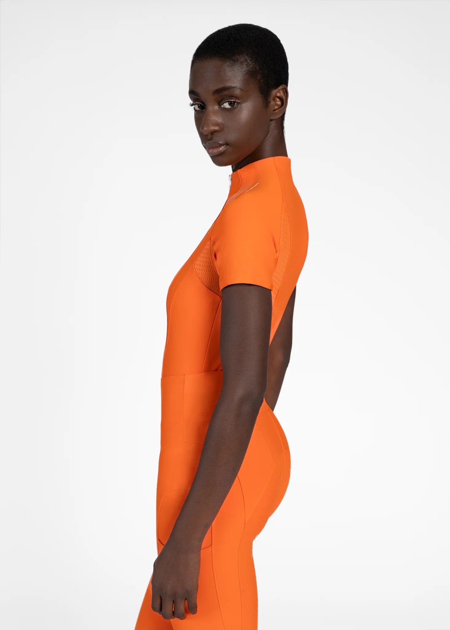 Maximilian Frame Short Sleeve Base Layer (Tangerine)