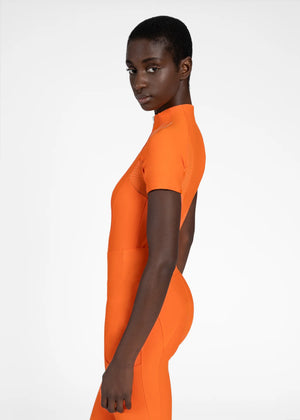 Maximilian Frame Short Sleeve Base Layer (Tangerine)