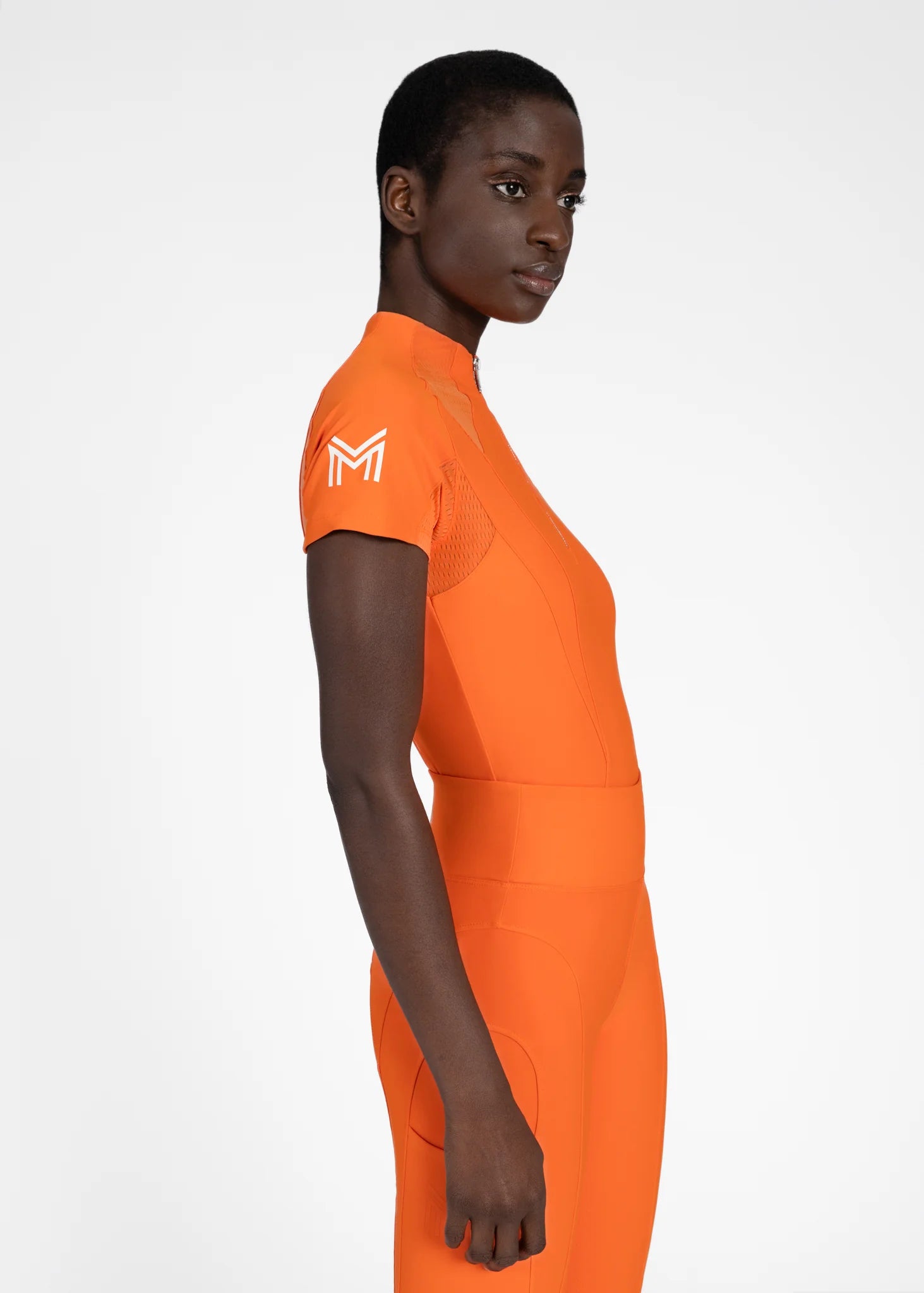 Maximilian Frame Short Sleeve Base Layer (Tangerine)