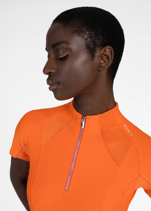 Maximilian Frame Short Sleeve Base Layer (Tangerine)