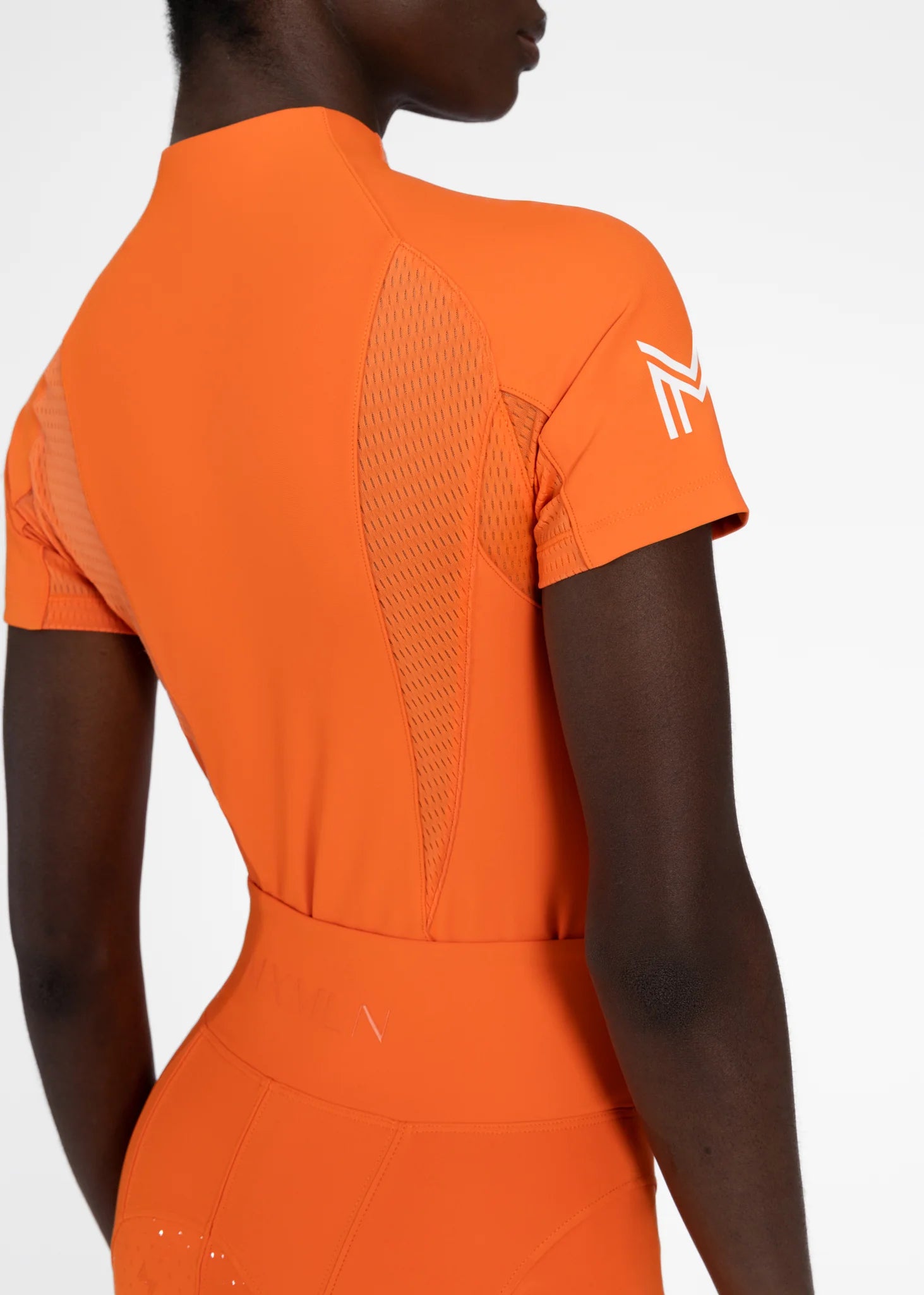 Maximilian Frame Short Sleeve Base Layer (Tangerine)