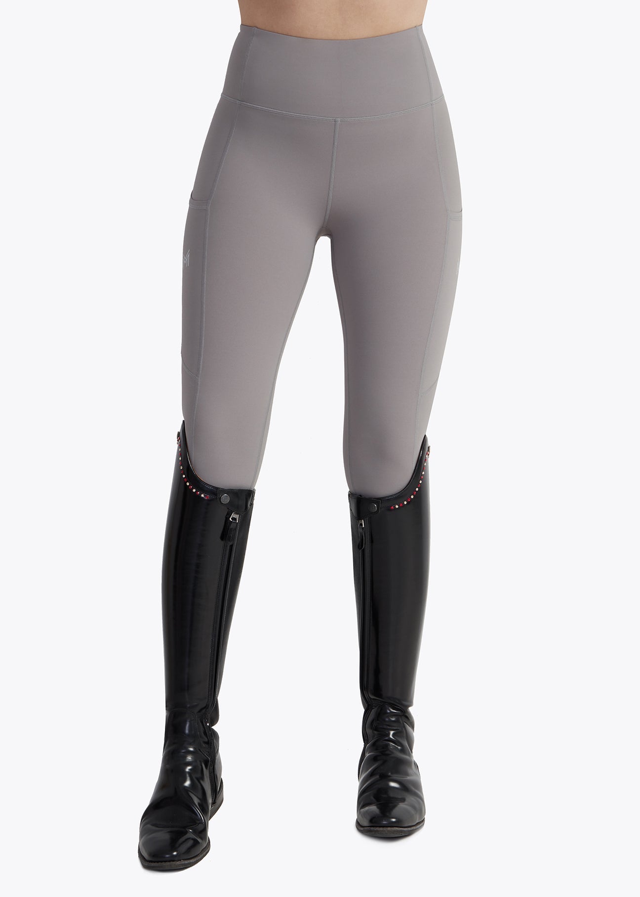 Maximilian Sculpt Riding Leggings - Grey - Horse Musthaves