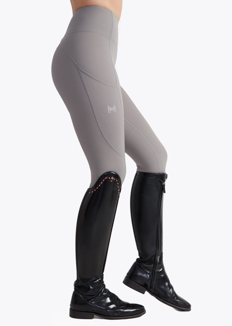 Maximilian Sculpt Riding Leggings - Grey - Horse Musthaves