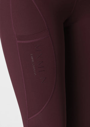 Maximilian Lift Riding Leggings - Wine - Horse Musthaves