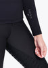 Maximilian Long Sleeve Base Layer - Black/Silver - Horse Musthaves